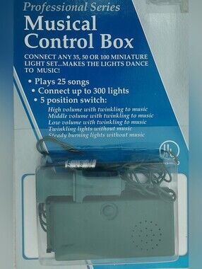 Vintage Musical Control Box Professional Series NIB